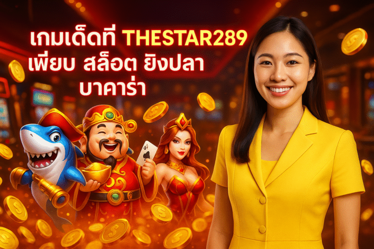 เกมเด็ดที่ THESTAR289 เพียบ สล็อต ยิงปลา บาคาร่า