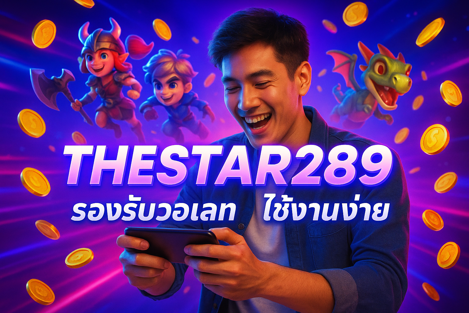 THESTAR289 รองรับวอเลท ใช้งานง่าย