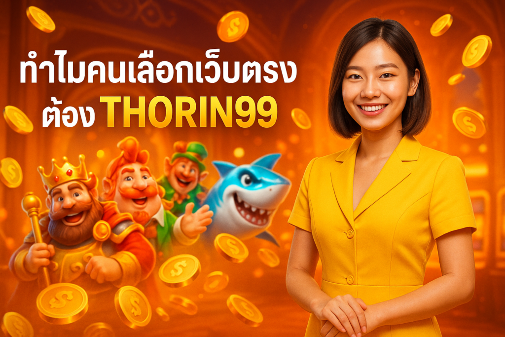 ทำไมคนเลือกเว็บตรง ต้อง THORIN99